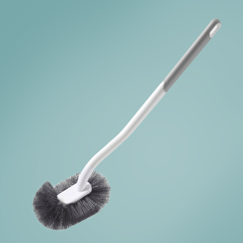 Ergonomically Designed Toilet Brush with a Long Handle And C-Shaped Head - Ideal for Thorough Cleaning, Easy to Carry, Reusable, Does Not Require, Perfect for Bathrooms And Tight Spaces - Effectively Cleans Corners, Hygienic And Compact Design