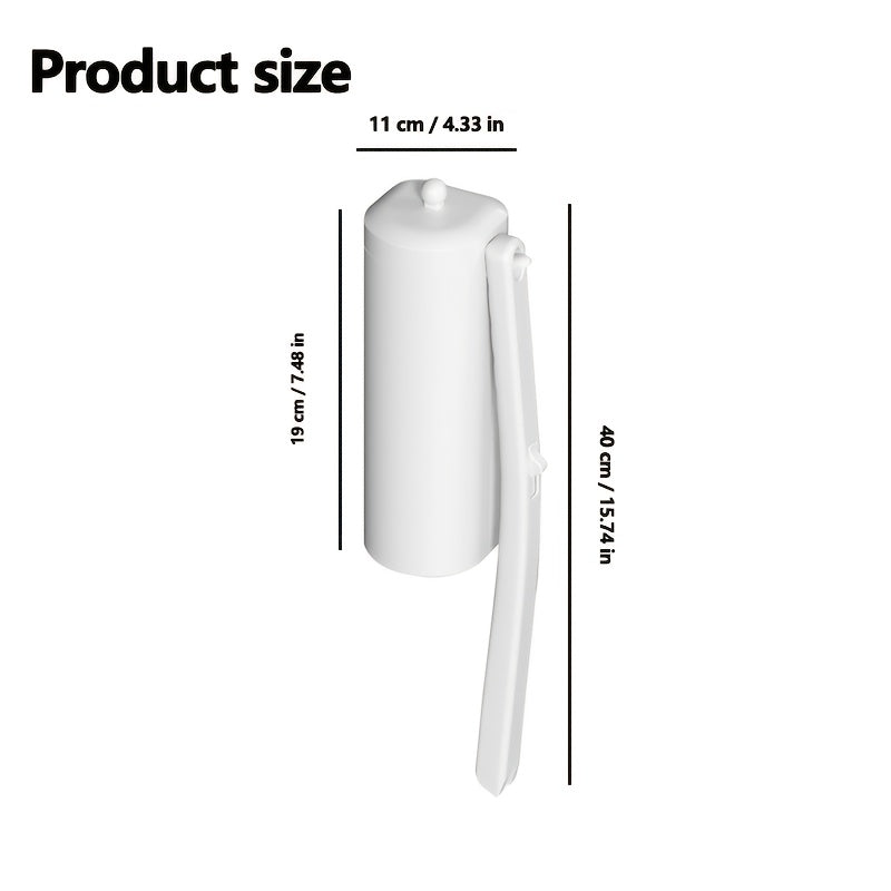 Newly Upgraded Cleaning Brush, Disposable Toilet Brush Cleaning System, Toilet Cleaning Brush with Bracket, Cleaning Kit for Deep Cleaning Including Replaceable Brush Head, Maintenance Toilet and Bathroom Cleaning System Kit