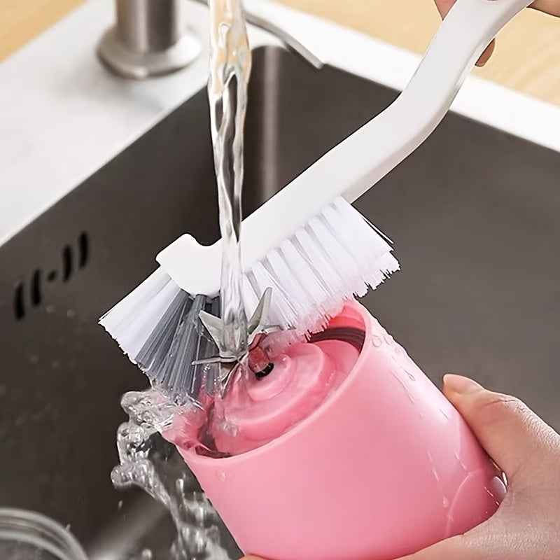 5pcs Japanese 360° Cleaning Brushes - Suitable for Lobsters, Abalone, Kitchen Juicers, Soy Milk Machines, Blenders, Glass Cups, Pot Bottoms, Tea Cups, Milk Cups, Sink Grooves, And Other Multifunctional Cleaning Tools