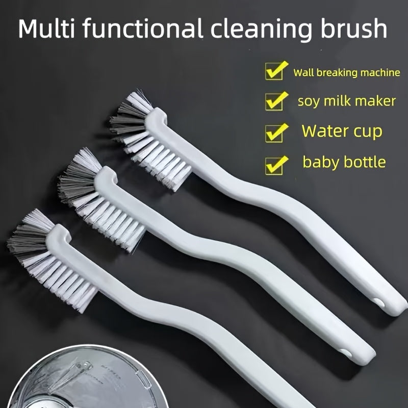 5pcs Japanese 360° Cleaning Brushes - Suitable for Lobsters, Abalone, Kitchen Juicers, Soy Milk Machines, Blenders, Glass Cups, Pot Bottoms, Tea Cups, Milk Cups, Sink Grooves, And Other Multifunctional Cleaning Tools
